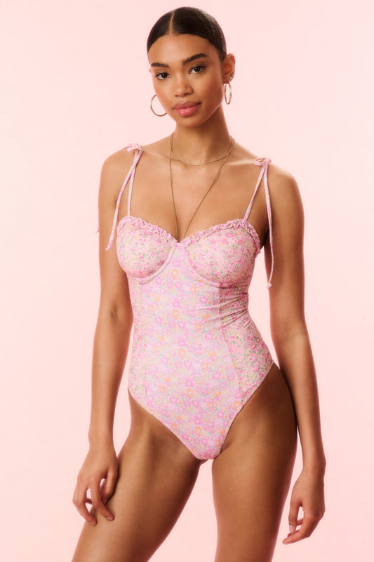 Chamomile Liberty Fabric One-Piece Swimsuit