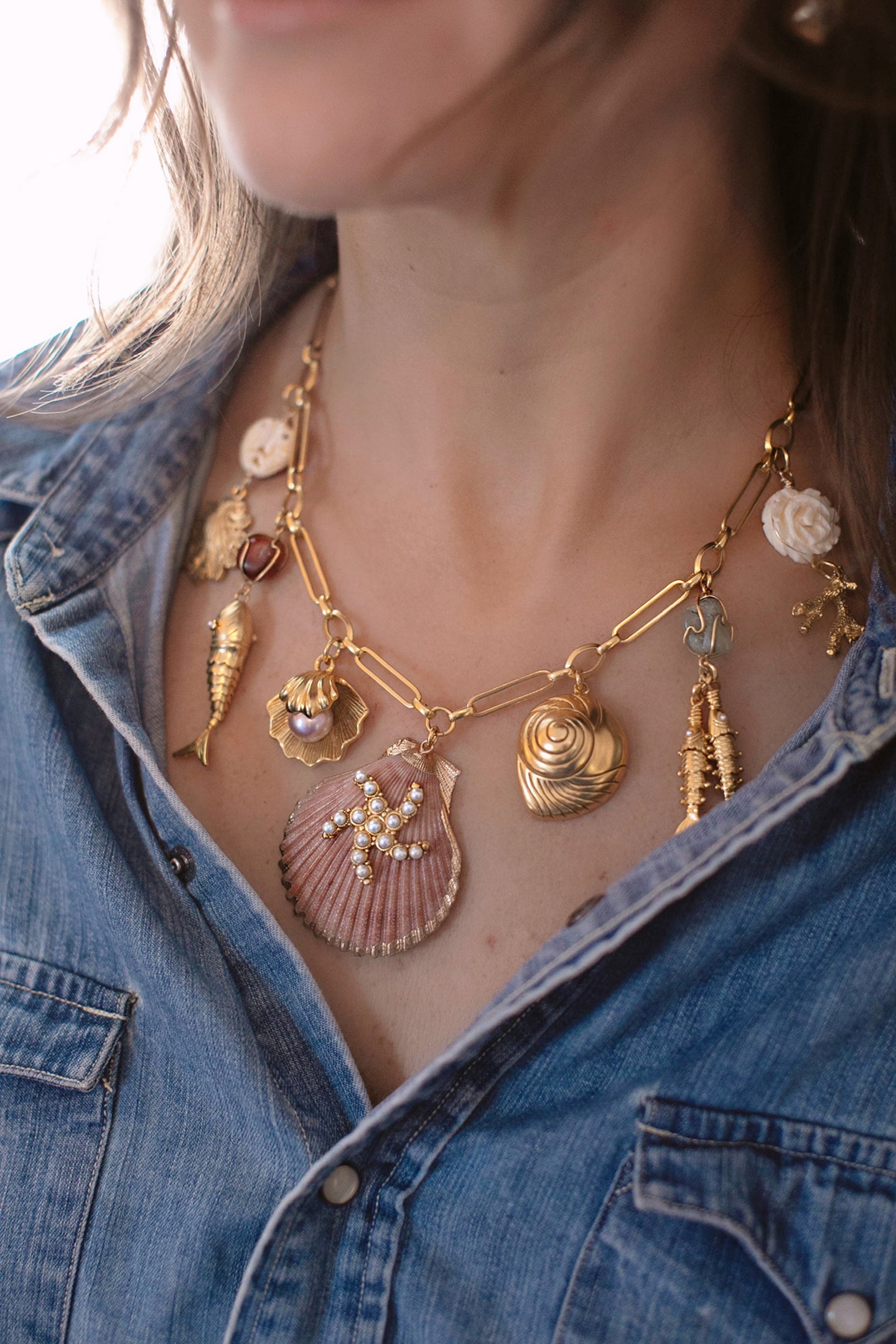 Montauk Shell Necklace