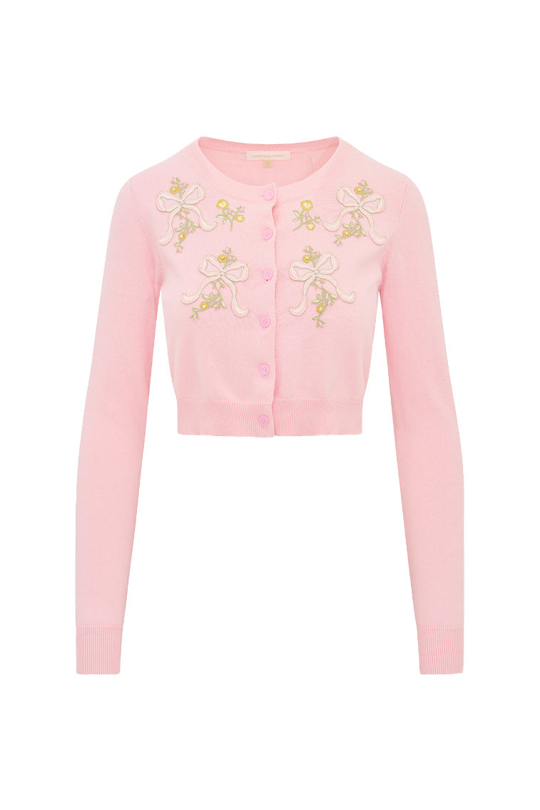 Nadima Cotton Embroidered Cardigan