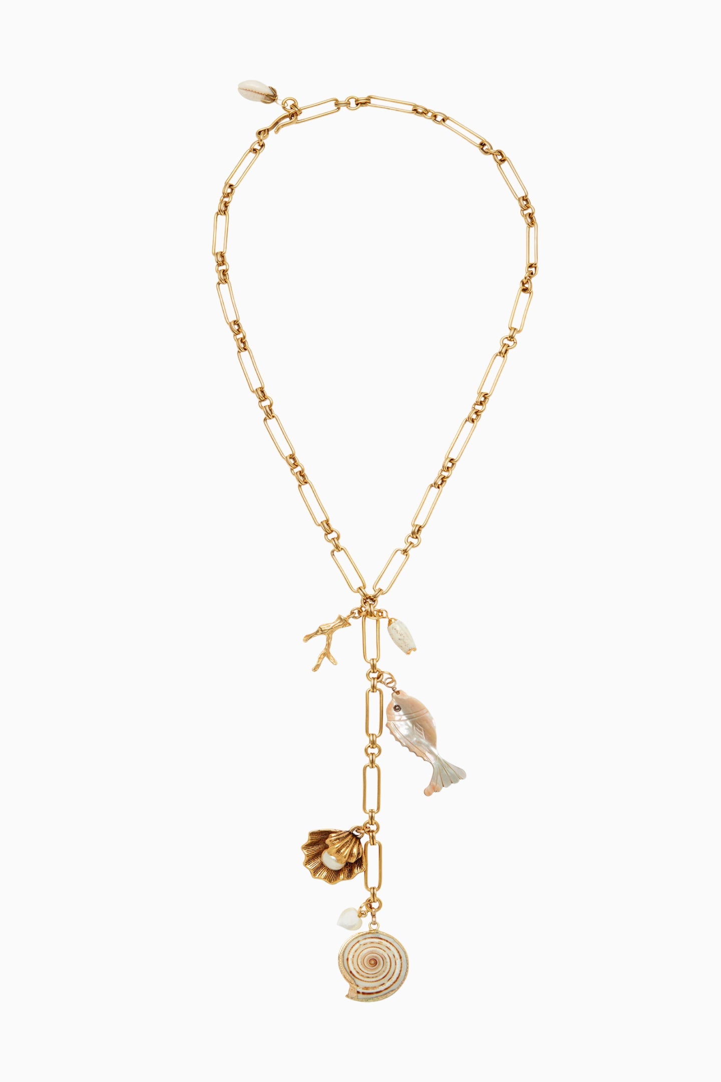 Shell Beach Y Necklace